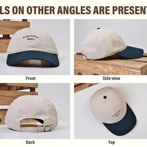 Logotipo personalizado bordado Gorras de béisbol sin estructura Gorras deportivas Gorras de béisbol personalizables OEM Logotipo personalizado - Product Image 4