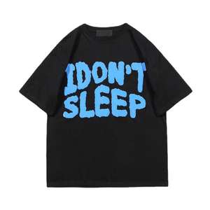 T-shirt d'été à manches courtes pour Couple, 100% coton, imprimé, vente en gros - Product Image 1