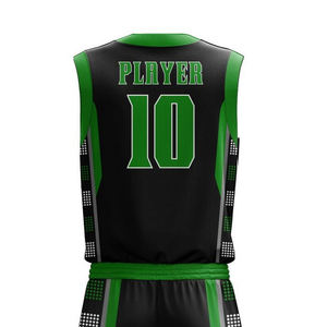 Servicio OEM Último estilo Conjuntos para adultos Tallas grandes Uniforme de baloncesto Secado rápido Transpirable 100% Poliéster - Product Image 5