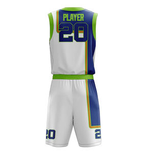 Nouvelles tenues de basketball pour adultes, design tendance, respirantes, imprimées, séchage rapide, ensemble de maillots de basketball sublimés, très demandées - Product Image 3