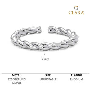 Anillos de Plata de Ley 925 de Primera Calidad para Mujer, Chapados en Rodio con Circonita, Joyería de Boda para Hombre - Product Image 6