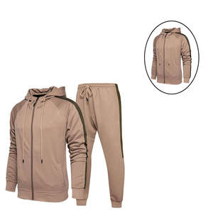 Meilleures ventes Vêtements d'hiver pour hommes Ensemble de survêtement confortable à capuche et à manches longues Custom Made Black Printed Design - Product Image 3