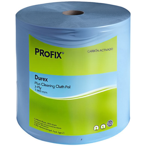 PROFIX Durex Plus Rouleau de chiffons de nettoyage 3 plis environ 360 mm Bleu 3 plis perforé - Lot de 2 - Product Image 3