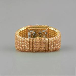 นาฬิกาข้อมือผู้ชายหรูหราสไตล์ฮิปฮอป ขนาดใหญ่ ประดับเพชรโมอิสซาไนต์ VVS เต็มหน้าปัด ตัวเรือนสแตนเลสสตีล ระบบควอตซ์อัตโนมัติ - Product Image 3