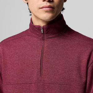 Sweat-shirt pour homme à manches longues, service OEM de haute qualité, prix de gros pour les commandes en gros, col montant, respirant et confortable - Product Image 2