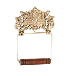 Porte-papier toilette en laiton, couleur personnalisée, décoration intérieure, emballé dans une boîte en carton - Product Image 1