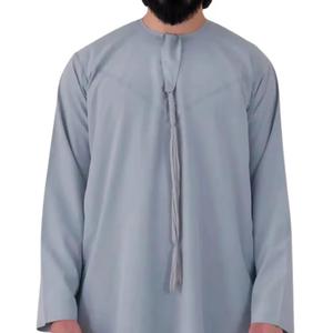 Thobe Jubba Kaftan de Moda Árabe para Hombre, Vestido Largo para Oración del Eid, Ropa Tradicional Musulmana, Venta Caliente, Vestidos Casuales para Hombre - Product Image 2