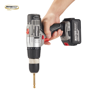Perceuse à percussion <span class=keywords><strong>sans</strong></span> <span class=keywords><strong>fil</strong></span> 20V robuste avec moteur <span class=keywords><strong>sans</strong></span> balais, fonction <span class=keywords><strong>visseuse</strong></span> à chocs, chargeur rapide - Product Image 4