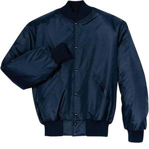 High Street <b>Men's</b> Winter Satin Varsity <b>Jacket</b> for Man Baseball Design New Arrival OEM Service College Baseball <b>Jacket</b> For <b>Men</b> - Product Image 3