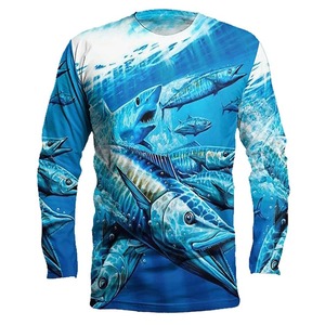 Camisetas de Pesca de Manga Larga para Hombre Adulto, Secado Rápido, Personalizadas, Impresión Digital de Alta Calidad, Protección Solar UPF 50, Antibacterianas y Transpirables - Product Image 5