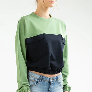 Venta directa de fábrica-Sudadera de lana de mujer de moda superior con logotipo frontal último disponible en todos los tamaños para el invierno - Product Image 4