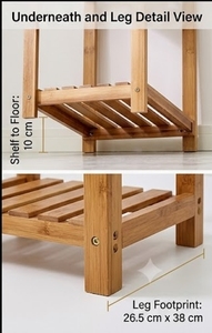 Soporte de Madera para Plantas de 3 Niveles, Estante Rústico para Plantas Verdes de Interior, Decoración del Hogar - Product Image 6