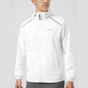 Veste coupe-vent imperméable en gros pour hommes avec capuche - Product Image 6