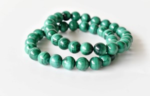 Top Huge Demand <b>Healing</b> Unisex Green Color Shield Malachite Gemstone Hand Beaded Casual/Sporty <b>Bracelet</b> for Anniversary Tibetan - Product Image 5