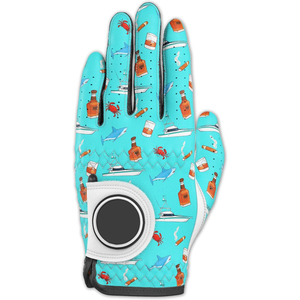 Gants de golf de haute qualité pour hommes Top Trending New Fashion Design imprimé Tissu en cuir durable Vente chaude à bas prix - Product Image 1