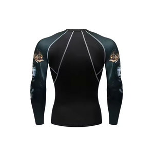 Diseñe su propio logotipo Camisas de compresión para hombres Ropa de fitness Último diseño Camisas de compresión para hombres - Product Image 2