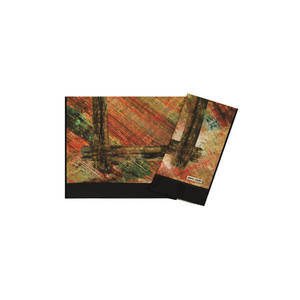 Digital Printed Polyester Scarf 70x190cm Black - Product Image 1