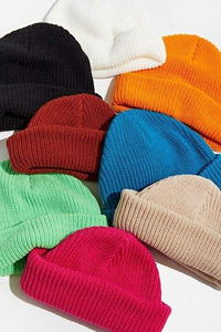 Bonnets épais et chauds les plus vendus Mettez vos propres logos Fabricants de chapeaux personnalisés Jacquard Sports Outwear Bonnet unisexe Htas - Product Image 3