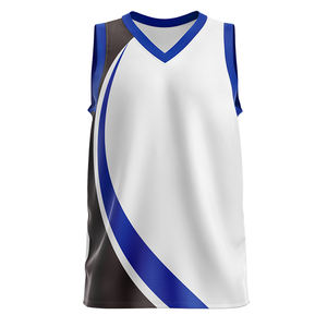 Uniforme de basket-ball personnalisé OEM pour hommes, dernière conception, avec impression de logo concept respirant, option de taille plus, ensembles de commande minimale faible - Product Image 3