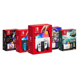 Nintendos สวิตช์ OLED 32 64 GB 128 GB ปิดผนึกในกล่องอุปกรณ์เสริมและการรับประกัน - Product Image 1
