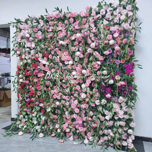 ฉากหลังตกแต่งงานแต่งงานฉากหลังดอกไม้5D ติดผนังฉากหลังดอกไม้ประดิษฐ์ - Product Image 6