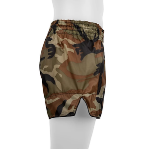 Short de boxe Muay Thai MMA unisexe personnalisé 100% polyester respirant 220g entraînement imprimé par sublimation - Product Image 2