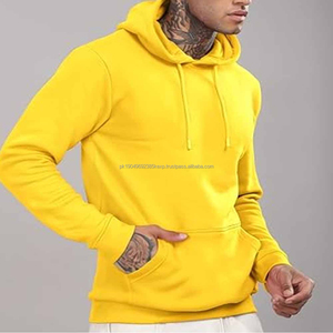 Vêtements unisexes Hommes Sweats à capuche légers en polaire 100% coton Surdimensionné Sweat à capuche avec logo personnalisé - Product Image 3
