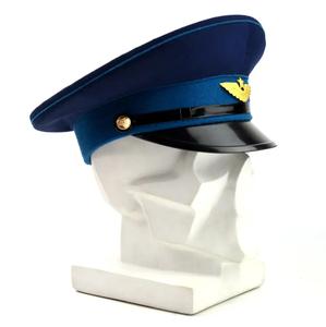 Factory Customized <b>Peak</b> <b>Cap</b> Officer <b>Peak</b> <b>Cap</b> Good Quality Visor <b>Cap</b> Customized <b>Peak</b> <b>Cap</b> Officer <b>Peak</b> <b>Cap</b> - Product Image 1