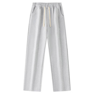 Pantalon décontracté pour homme respirant et léger, taille mi-haute, jambe droite, ample, jogging, streetwear - Product Image 1