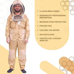 Ropa de trabajo 100% Poliéster Traje de mantenimiento de abejas hecho a medida Traje de mantenimiento de abejas más vendido - Product Image 2