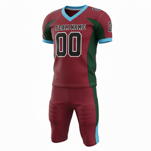 Conjunto de Uniforme de Fútbol Americano Sublimado Personalizado, Camiseta y Pantalones - Product Image 6