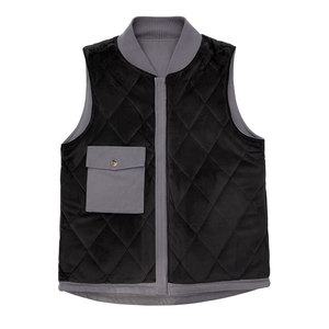 Chaleco de Lona para Hombre, Ropa de Exterior, Transpirable, de Secado Rápido, Teñido Liso, 100% Algodón, Chaleco de Lona con Estampado Personalizado para Hombre - Product Image 3