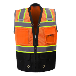 Customized Logo Waterproof Breathable Reflective Safety Vest CE Certified OEM Workwear Jacket with Polyester Construction - Product Image 5