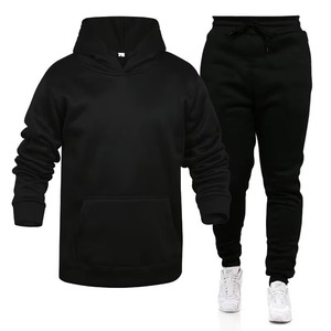 Survêtements en molleton uni sur mesure pour hommes, coupe ajustée, survêtement pour homme, vêtements de sport personnalisés, nouveau design de survêtement pour adultes - Product Image 1