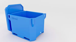 Bac à poisson en plastique moulé par rotation, isolé, pour le stockage et le transport des fruits de mer, 260 L - Product Image 2