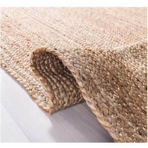 Alfombra Moderna Hecha a Mano de Yute, Revestimiento de Suelo de Fibra Natural, Fabricante y Proveedor de Marca Privada, Diseño Contemporáneo - Product Image 2
