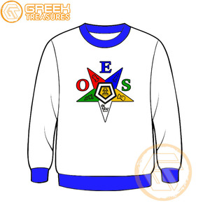 Commande personnalisée de l'étoile de l'Est sweat-shirt brodé en molleton de coton pull de haute qualité vêtements grecs OES sweat-shirts - Product Image 5