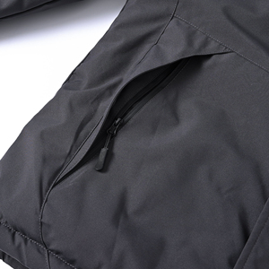 แจ็กเก็ตกันน้ำของผู้ชายเสื้อแจ็คเก็ตกลางแจ้งมีฮู้ดสำหรับเดินป่าในฤดูใบไม้ร่วงที่สดใสเทรนด์แฟชั่น2025ออกแบบโลโก้ได้ตามต้องการ - Product Image 4