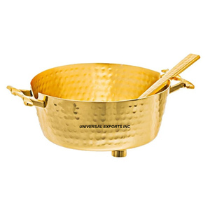 Cuenco de Metal dorado para Chocolate martillado, cuenco dulce hecho a mano de buena calidad, tamaño personalizado, nuevo cuenco de Metal para Chocolate - Product Image 1
