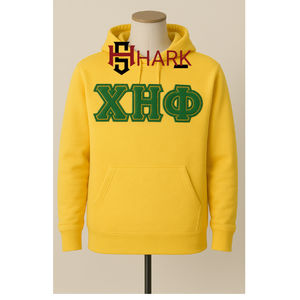 Femmes Chi Eta Phi Sororité 3D Broderie Lettres Splice Couleurs anti-rides National Pan-Hellenic Council hoodies Sweats - Product Image 3