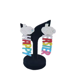 Aretes de Moda Hechos a Mano con Cuentas, Joyería Colgante, Accesorios para Vacaciones y Fiestas de Verano - Product Image 5