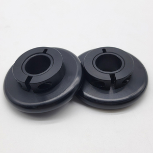 Rodillo de cuello de tornillo único de alto rendimiento para transportador de vidrio Polímero negro - Product Image 6