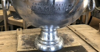 Refroidisseur de vin en or de luxe en acier inoxydable Refroidisseur de champagne Bière Punch Bowl bar Seau à glace pour fête de mariage