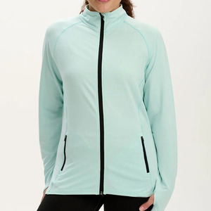 Chaqueta Deportiva de Invierno para Mujer, Personalizada OEM, Transpirable, con Cuello Alto, Resistente al Viento, con Cierre, para Correr, Gimnasio y Actividades al Aire Libre - Product Image 4