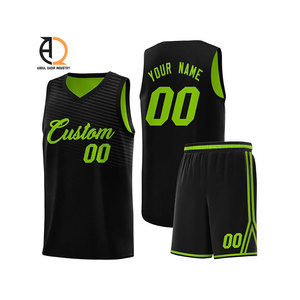 Ensemble de maillots de basket-ball personnalisés Nouvelle taille de maille respirante Uniforme de sublimation dernier cri - Product Image 5