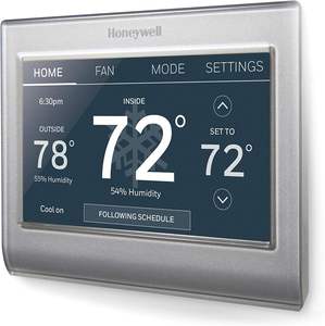 Calentador Eléctrico Inteligente con Wi-Fi Honeywell Home RTH9585WF1004, Chimenea Eléctrica de 1500W para Uso en Hoteles, Eficiente Energéticamente, Compatible con Alexa - Product Image 1