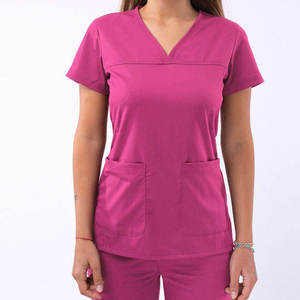 Blouses d'infirmière pour femmes, séchage rapide, respirantes, 4 saisons, couleur personnalisable, détection d'aiguilles, blouses médicales avec poches, manches courtes - Product Image 3