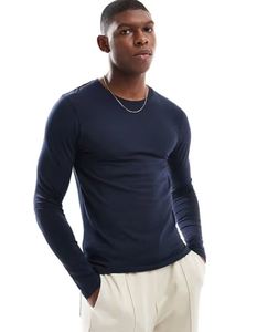 Camiseta de manga larga de algodón 100% para hombre, diseño clásico ajustado de alta calidad, personalizado, DTG, DTF, estampado, ropa informal holgada sólida - Product Image 5