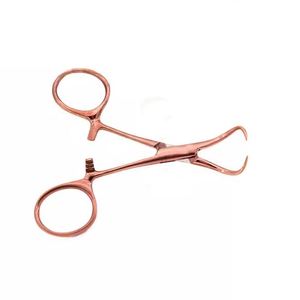 คีมผ่าตัดสีโรสโกลด์คีมหนีบผ้าแบบกำหนดเอง - Product Image 3