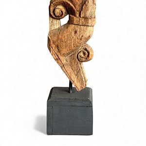 Corbeille murale en bois vintage indien, sculptée à la main, décoration architecturale, style rustique antique, intérieur de maison, assortiment, 1 conteneur - Product Image 3